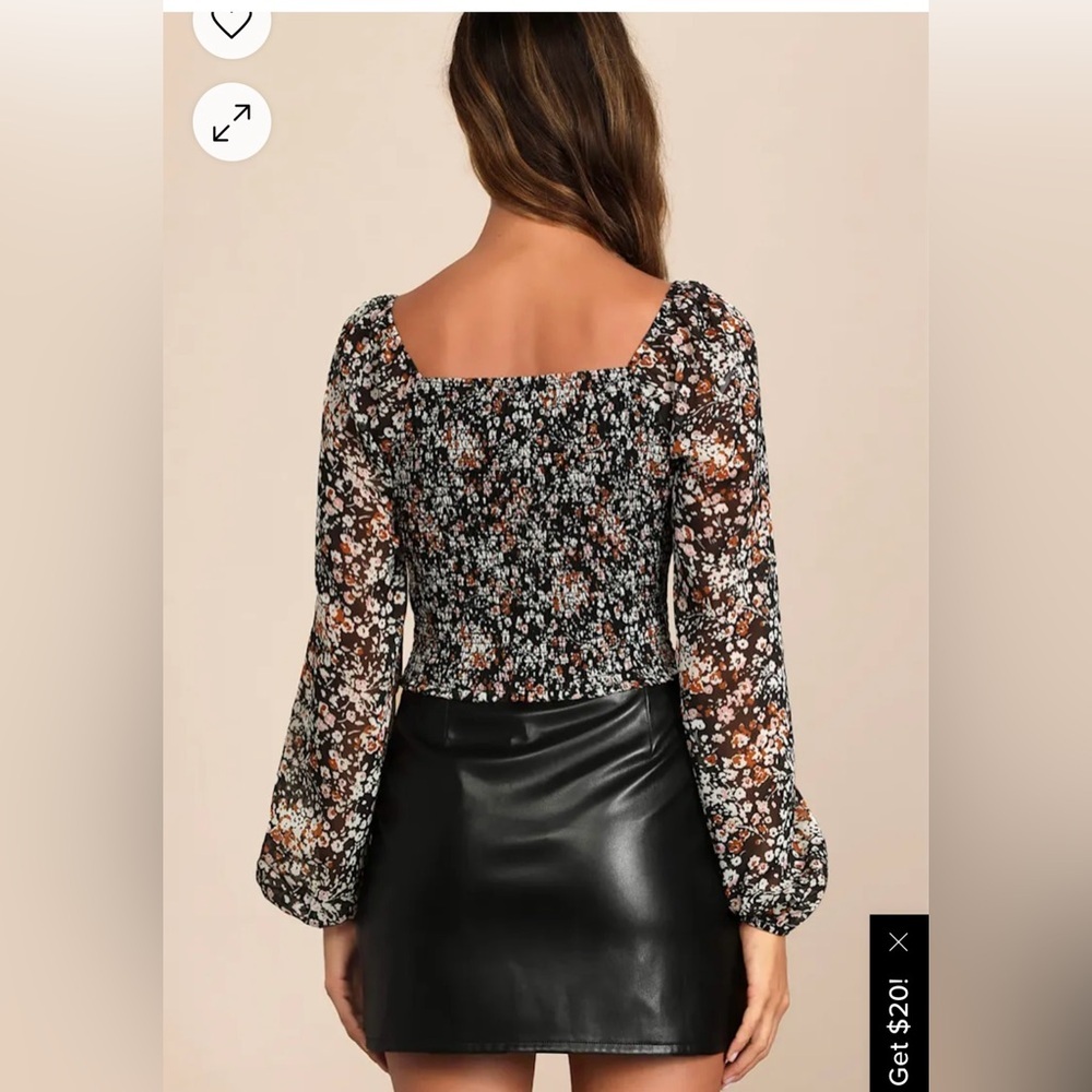 NWT Lulus Meant to Stand Out Black Vegan Leather Zip-Front Mini Skirt - Picture 4 of 9
